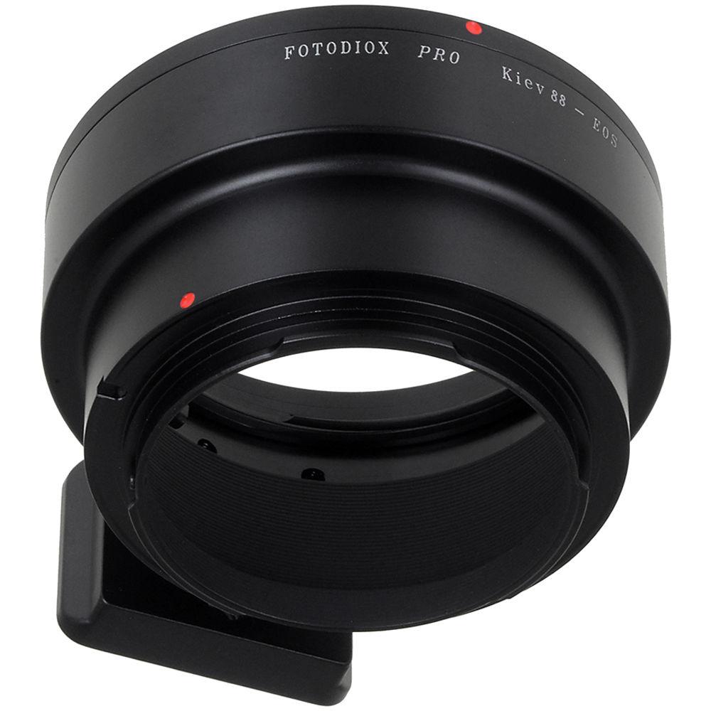FotodioX Pro Lens Mount Adapter with Generation v10 Focus Confirmation Chip for Kiev 88 Screw-Mount Lens to Canon EF or EF-S Mount Camera