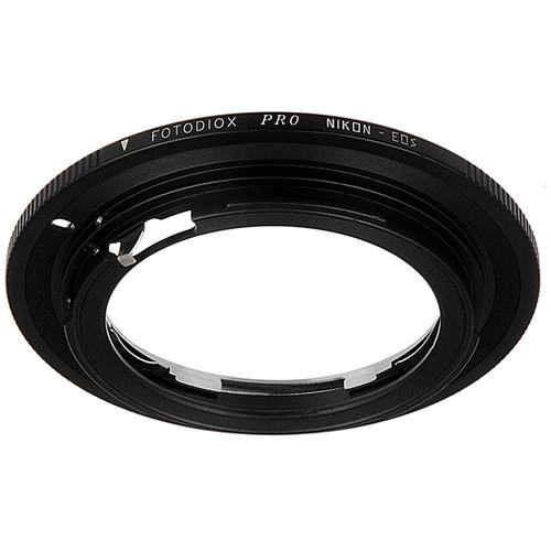 FotodioX Pro Lens Mount Adapter with Generation v10 Focus Confirmation Chip for Nikon F-Mount Lens to Canon EF or EF-S Mount Camera