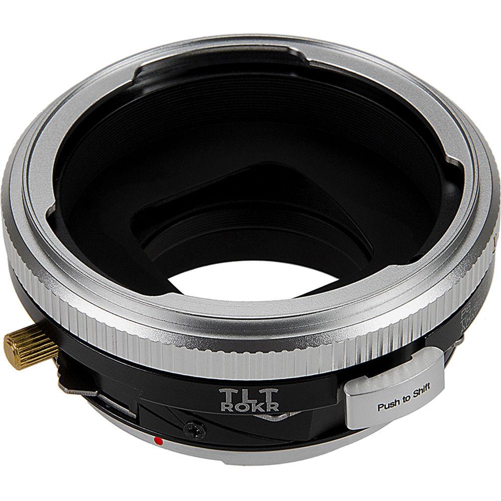 FotodioX Pro TLT ROKR Tilt-Shift Lens Mount Adapter with Generation v10 Focus Confirmation Chip for Pentacon 6-Mount Lens to Canon EF or EF-S-Mount Camera