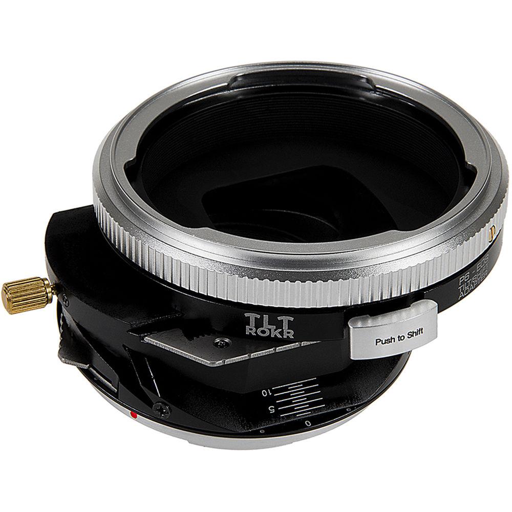 FotodioX Pro TLT ROKR Tilt-Shift Lens Mount Adapter with Generation v10 Focus Confirmation Chip for Pentacon 6-Mount Lens to Canon EF or EF-S-Mount Camera