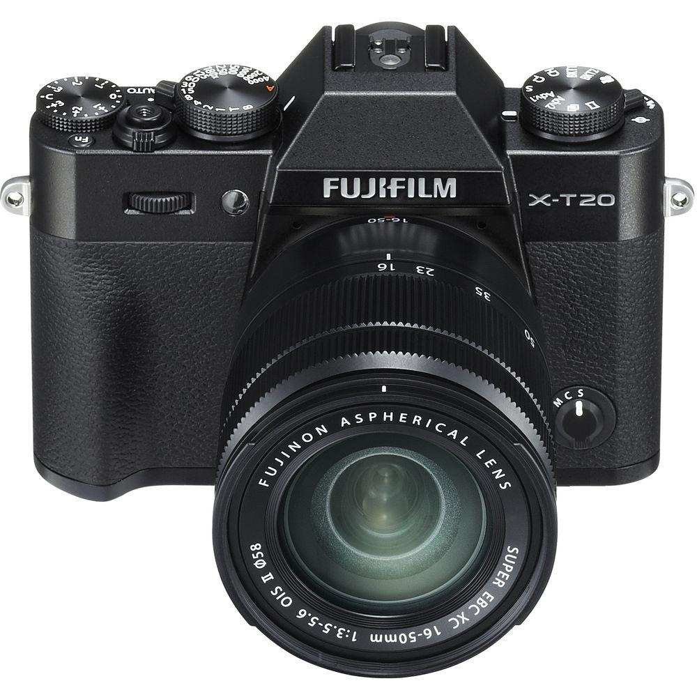 FUJIFILM X-T20 Mirrorless Digital Camera with 16-50mm Lens