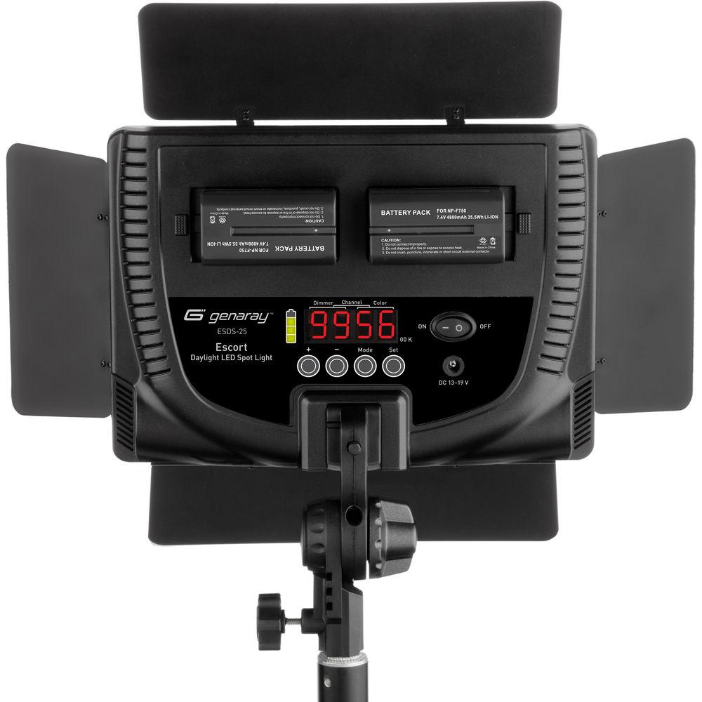 Genaray Escort Daylight LED Interview 3-Light Kit