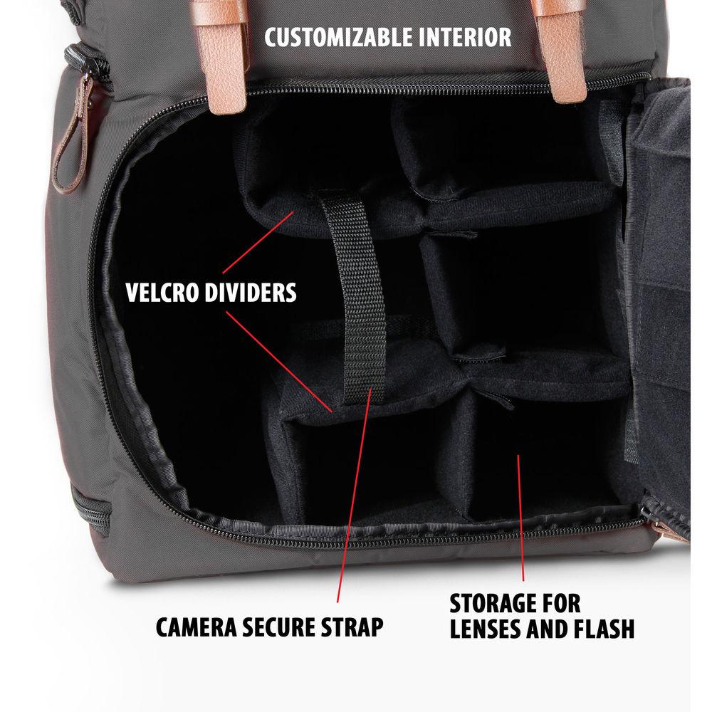 GOgroove DSLR Camera Backpack