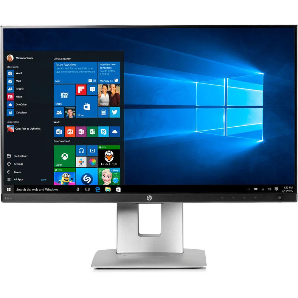 HP EliteDisplay E230T 23" 16:9 Touchscreen IPS Monitor