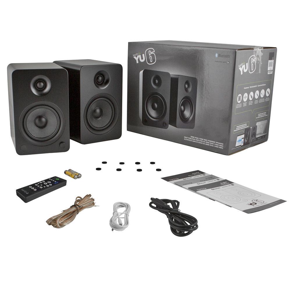 Kanto Living YU6 2-Way Powered Bookshelf Speakers