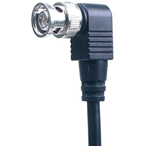 LanParte Coiled SDI Cable with Right Angle Connectors