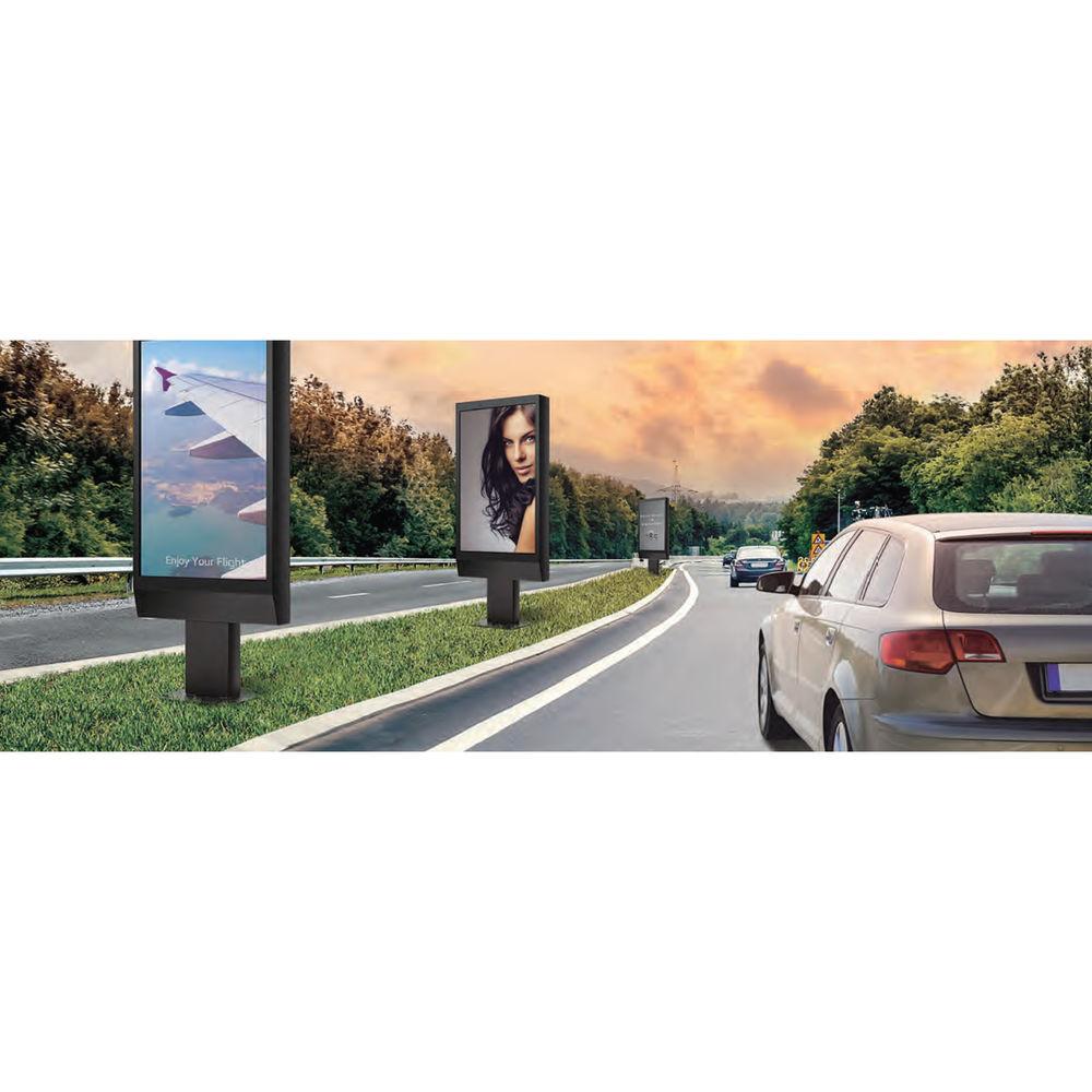 LG Enclosure Floor Stand for 75XE3C 55XE3C Outdoor Display Screen