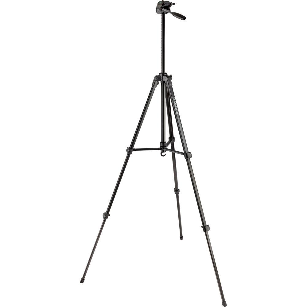 Magnus PV-3330G Photo Video Tripod with Geared Center Column