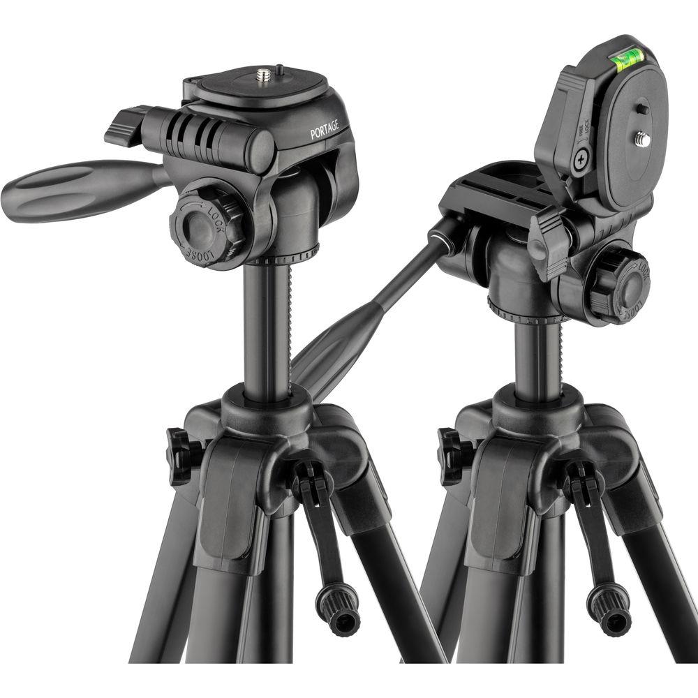Magnus PV-3330G Photo Video Tripod with Geared Center Column