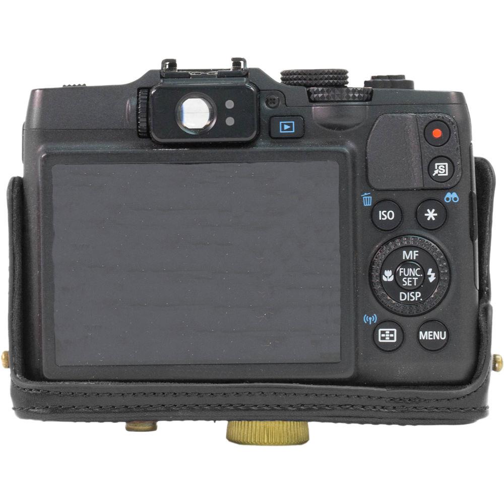 MegaGear Ever Ready Leather Camera Case and Strap for Nikon COOLPIX P7700 or P7800