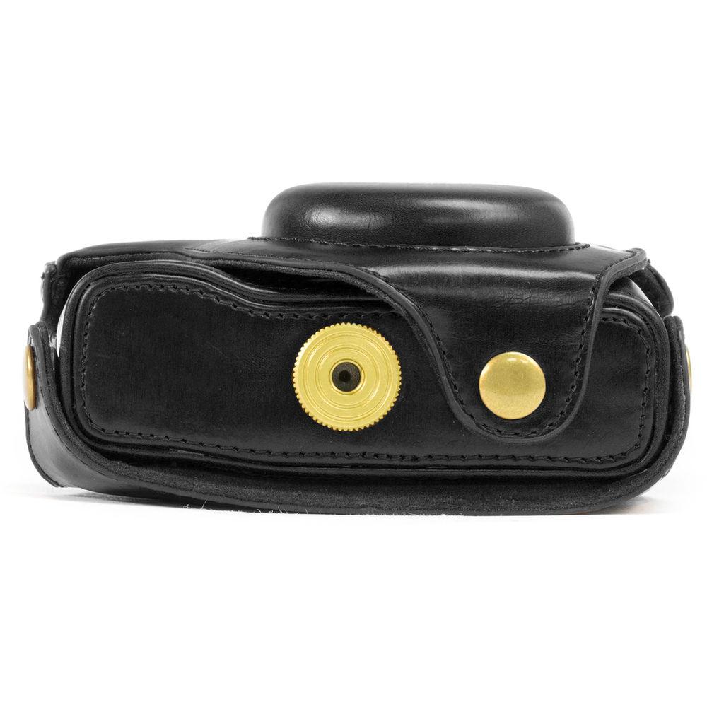 MegaGear Ever Ready Leather Camera Case and Strap for Nikon COOLPIX P7700 or P7800