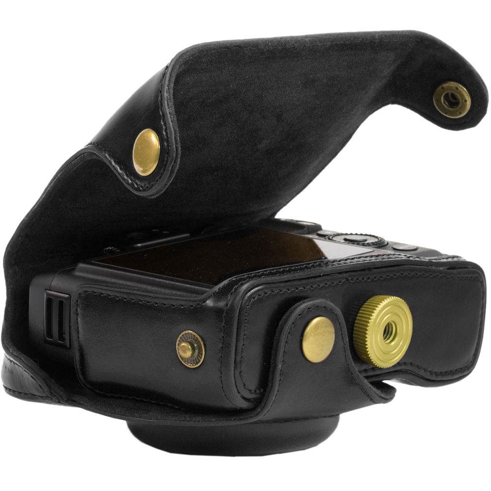 MegaGear Ever Ready Leather Camera Case and Strap for Nikon COOLPIX P7700 or P7800