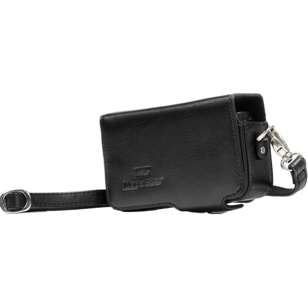 MegaGear PU Leather Camera Case with Strap for Canon PowerShot SX280 HS