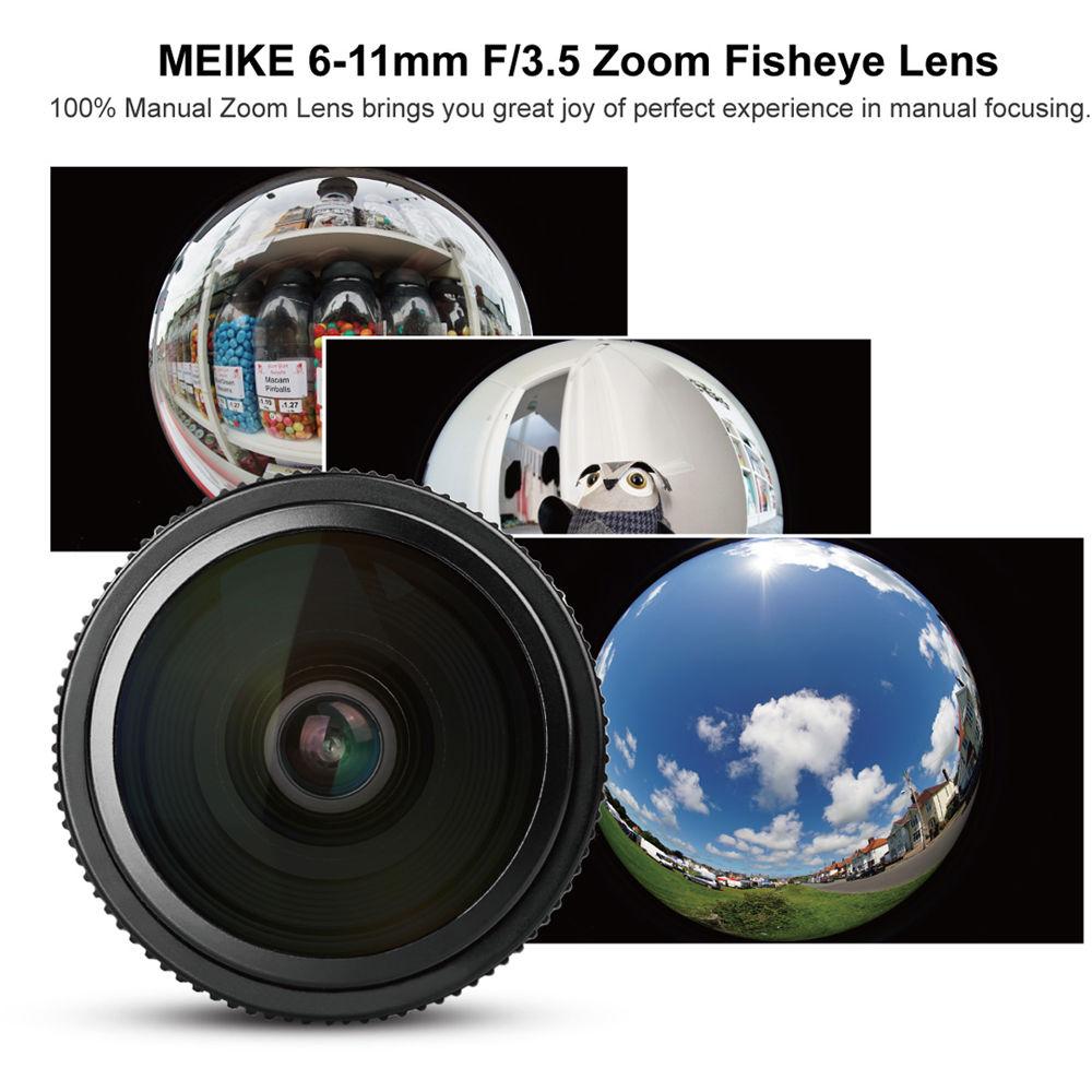 Meike MK-6-11mm f 3.5 Fisheye Lens for Nikon F