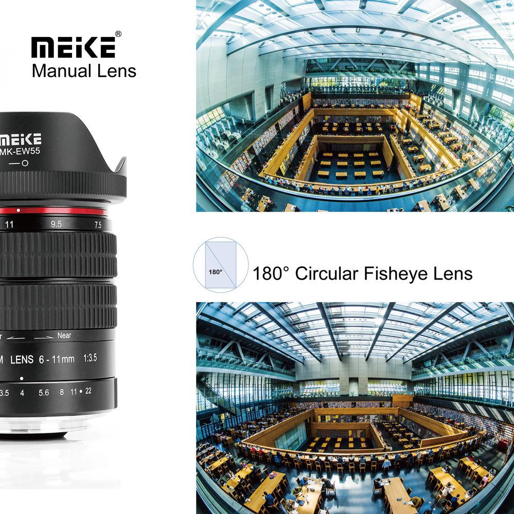 Meike MK-6-11mm f 3.5 Fisheye Lens for Nikon F
