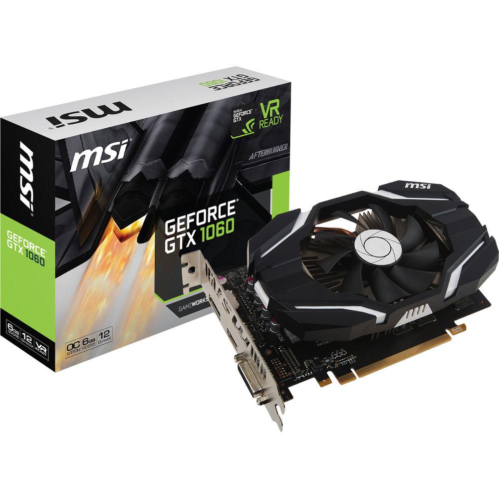 MSI GeForce GTX 1060 6G OCV1 Graphics Card