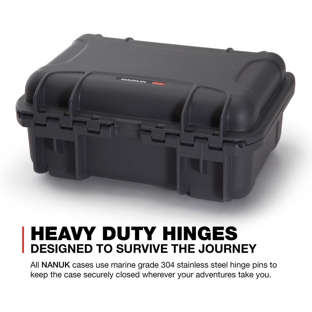 Nanuk 915 Waterproof Hard Case with Insert for DJI Mavic Air Fly More Combo