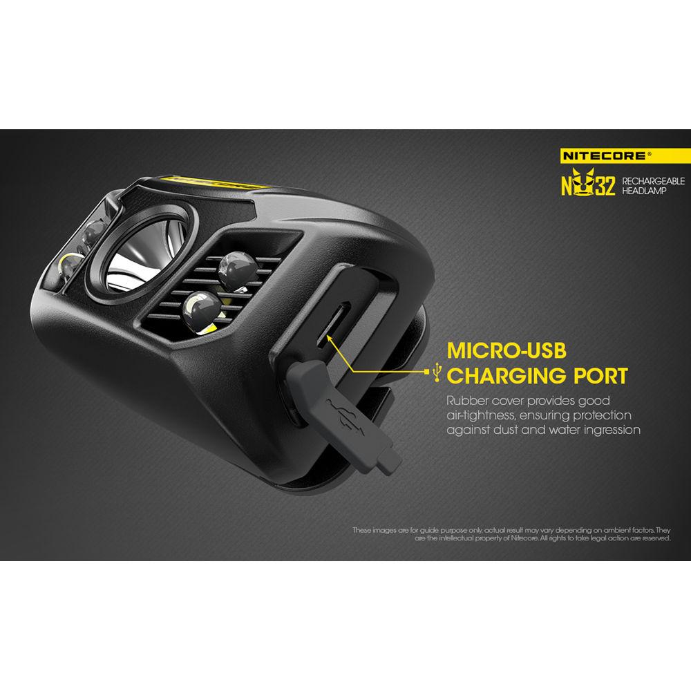 Nitecore NU32 USB Rechargeable LED Headlamp