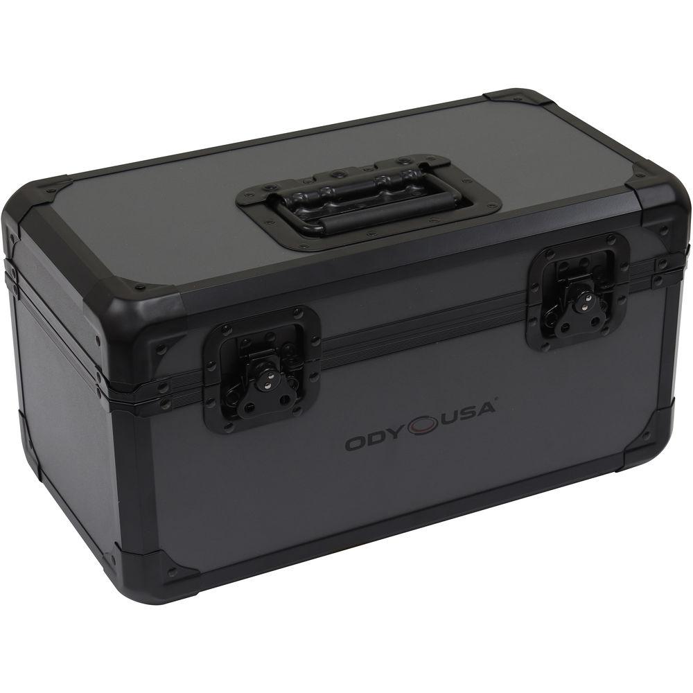 Odyssey Innovative Designs Black Krom On Gray Series 7"-Vinyl Utility Case