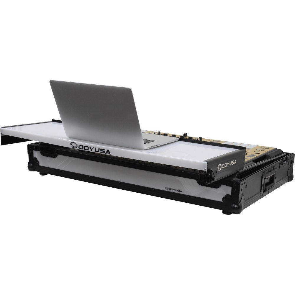 Odyssey Innovative Designs Flight FX Glide Style Case with 1 RU Space on Rails for Pioneer DDJ-RZ SZ SZ2 DJ Controllers