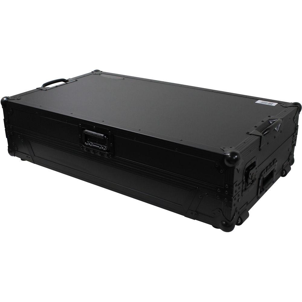 Odyssey Innovative Designs Flight FX Glide Style Case with 1 RU Space on Rails for Pioneer DDJ-RZ SZ SZ2 DJ Controllers