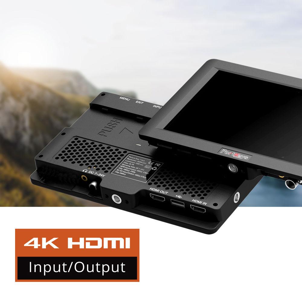 PORTKEYS HH7 7" HDMI IPS On-Camera Monitor
