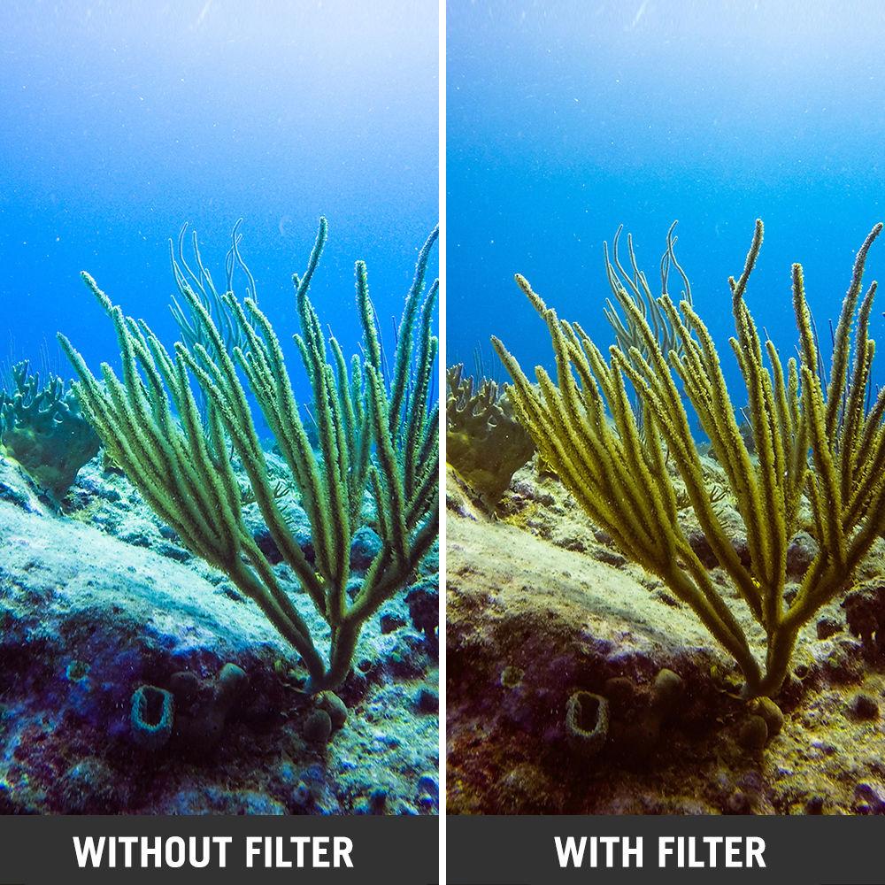 SANDMARC Aqua Dive Filter Set for HERO4 3