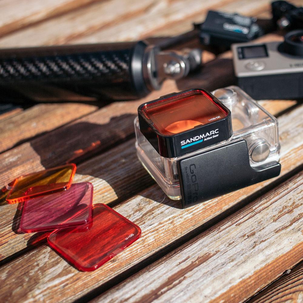 SANDMARC Aqua Dive Filter Set for HERO4 3