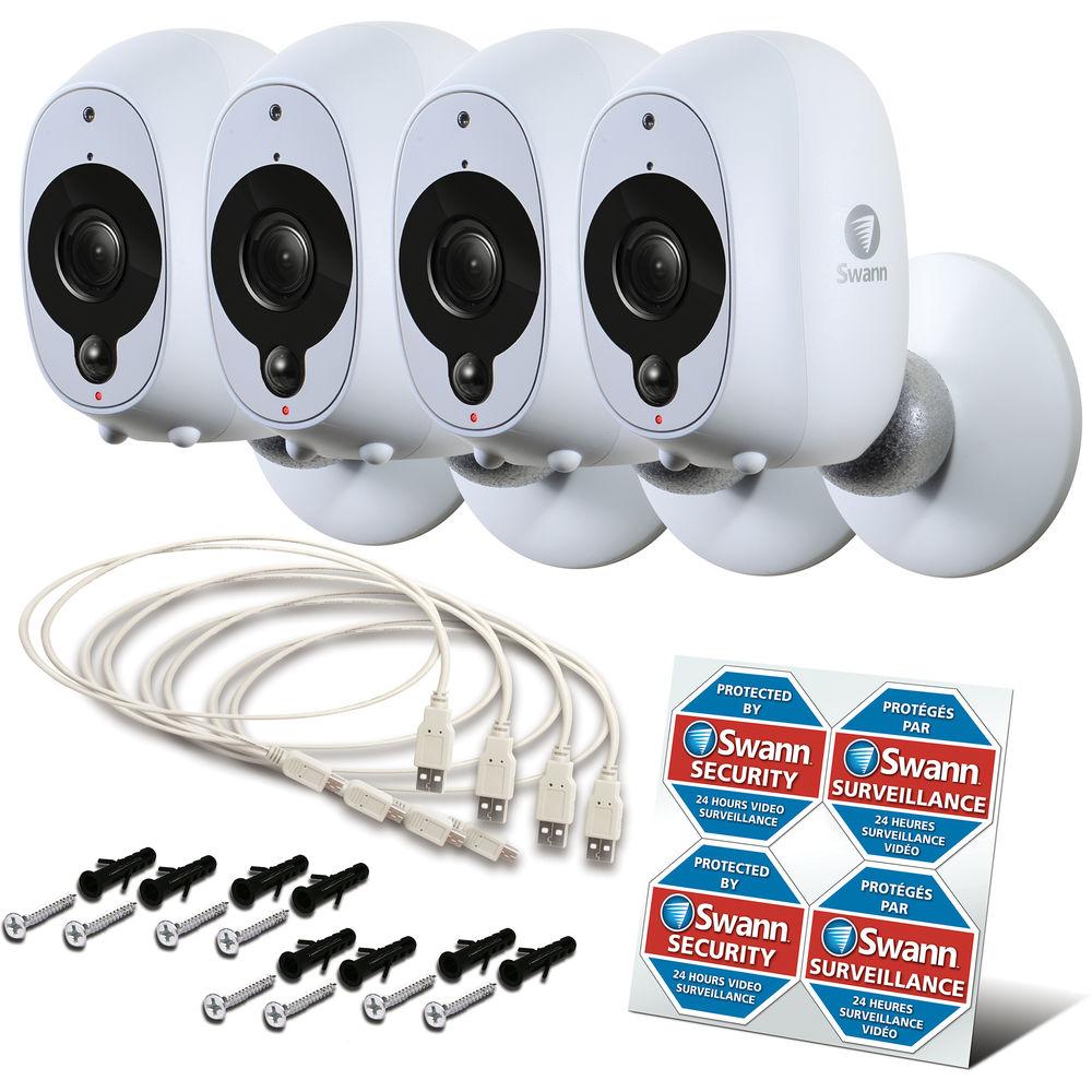 Swann SWWHD-INTCAMPK4-US 2MP Outdoor Wi-Fi Network Camera with Night Vision