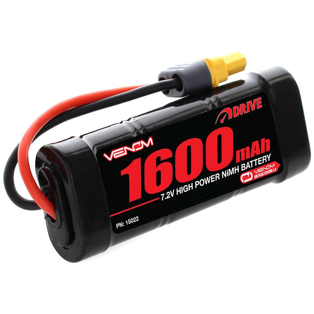 Venom Group Venom 7.2V 1600mAh 6 Cell NiMH Battery With Universal Plug System