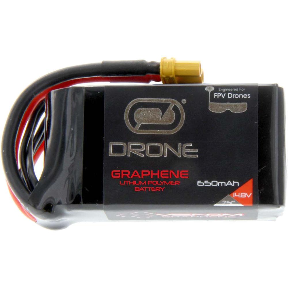 Venom Group Venom Graphene 75C 4S 650mAh 14.8V Drone Racing Lipo Battery With Xt30 Plug