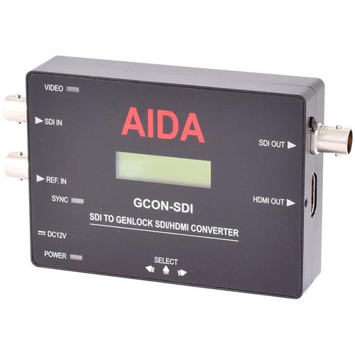 AIDA Imaging SDI to Genlock SDI HDMI Converter, AIDA, Imaging, SDI, to, Genlock, SDI, HDMI, Converter