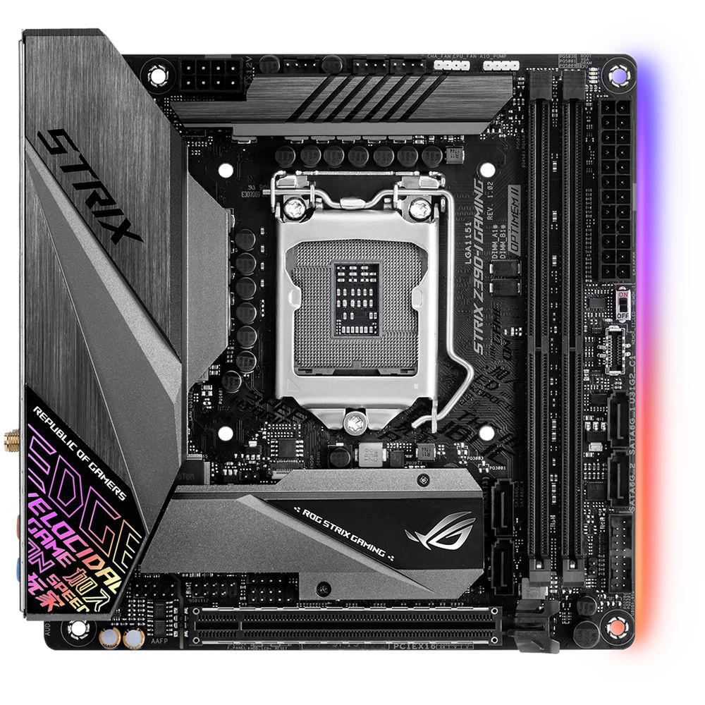 ASUS Republic of Gamers Strix Z390-I LGA 1151 Mini-ITX Gaming Motherboard