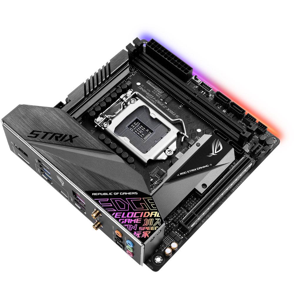 ASUS Republic of Gamers Strix Z390-I LGA 1151 Mini-ITX Gaming Motherboard