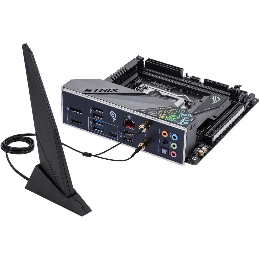 ASUS Republic of Gamers Strix Z390-I LGA 1151 Mini-ITX Gaming Motherboard