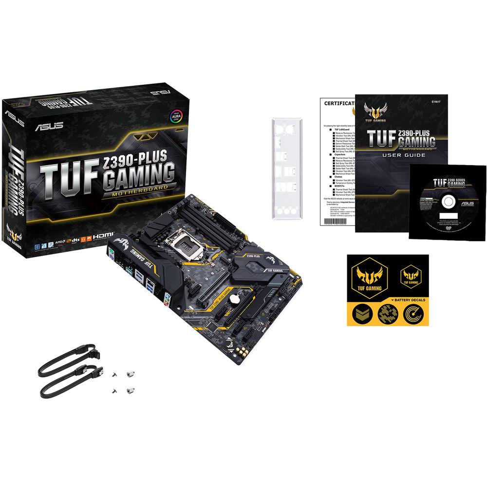 ASUS TUF Z390-Plus Gaming Z390 LGA 1151 ATX Motherboard