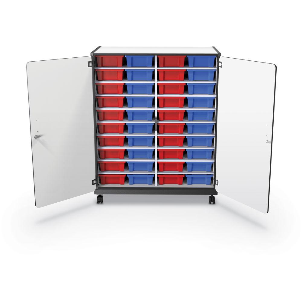 Best Rite Mobile 40-Tub Storage Cart with Full Set of Tubs