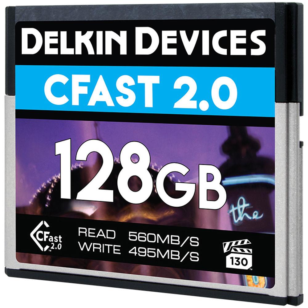 Delkin Devices 128GB Premium CFast 2.0 Memory Card