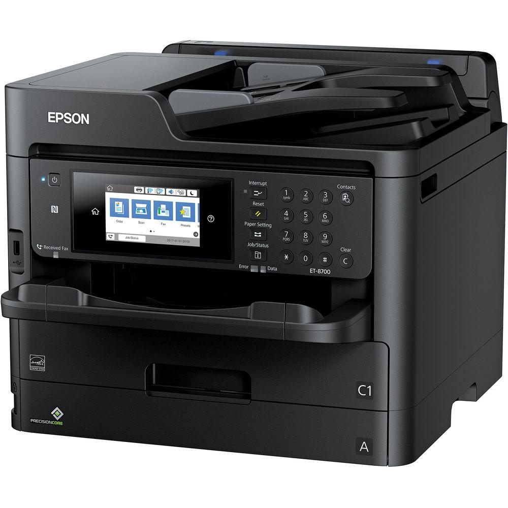 Epson WorkForce Pro ET-8700 EcoTank All-in-One Inkjet Printer