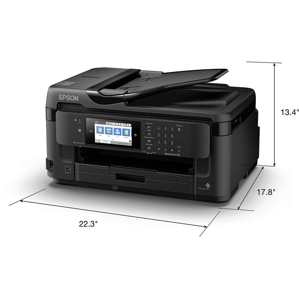 Epson WorkForce WF-7710 All-in-One Inkjet Printer