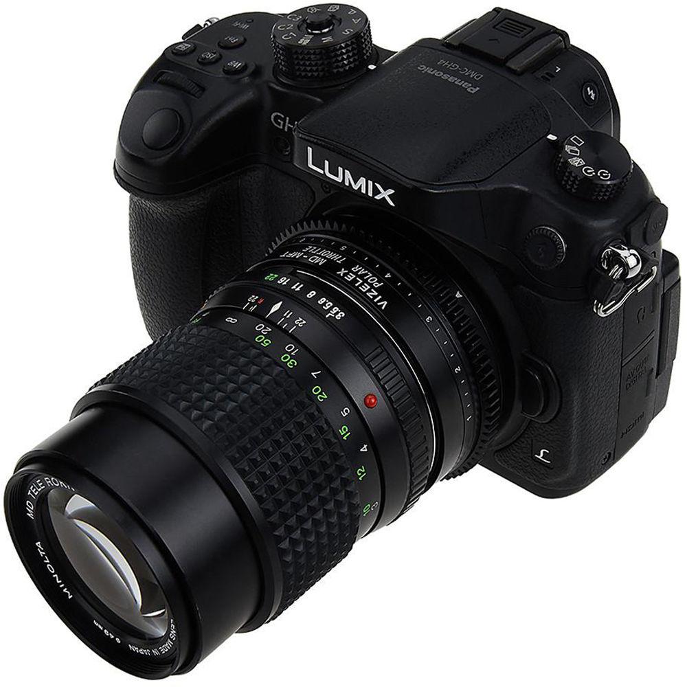 FotodioX Minolta MD Lens to Micro Four Thirds Camera Vizelex Polar Throttle Adapter