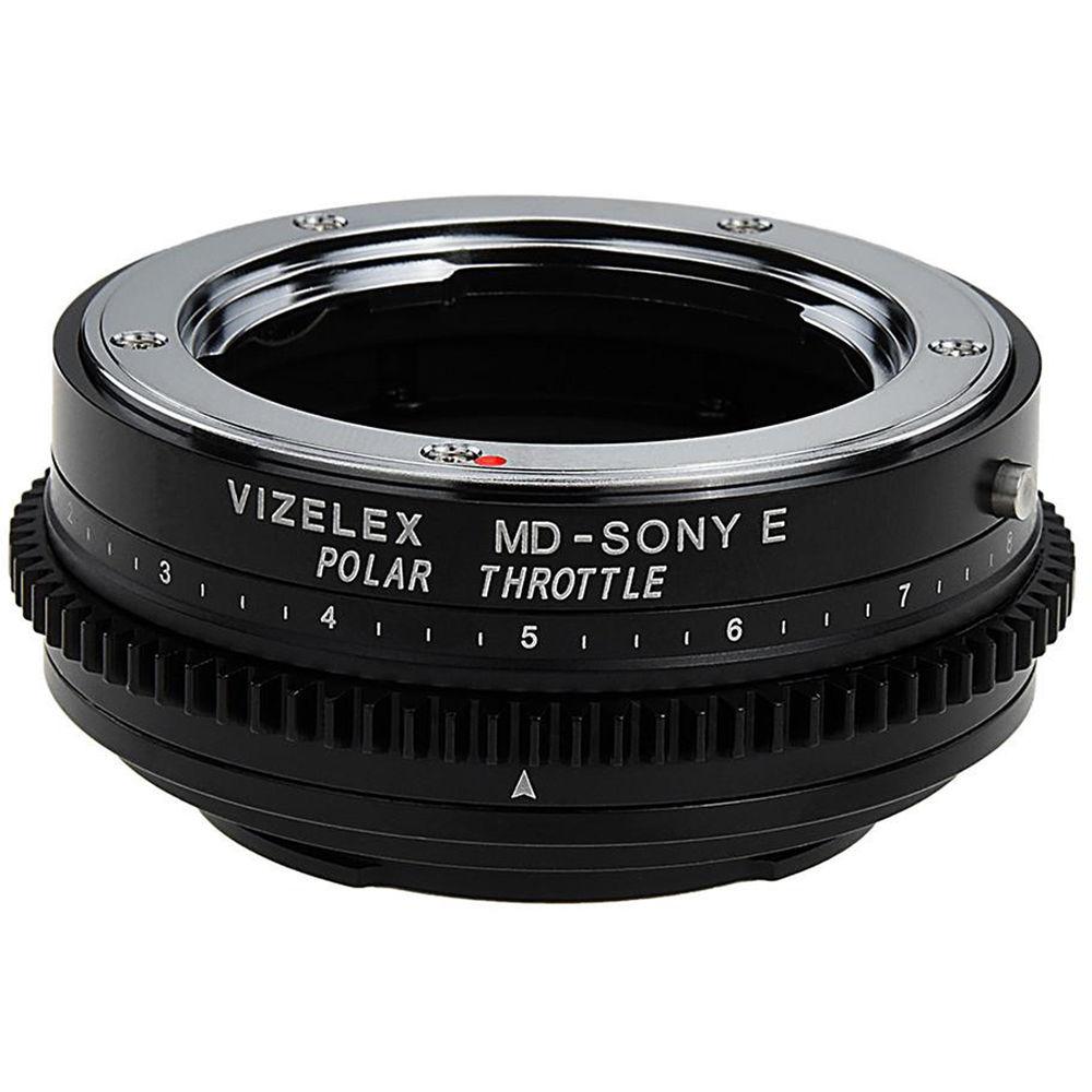 FotodioX Minolta MD Lens to Sony E-Mount Camera Vizelex Polar Throttle Adapter