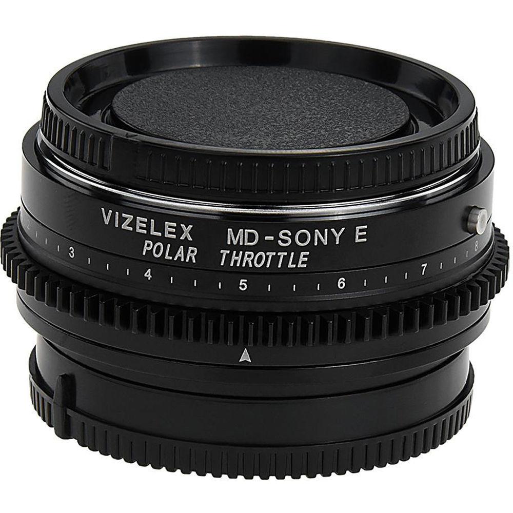 FotodioX Minolta MD Lens to Sony E-Mount Camera Vizelex Polar Throttle Adapter