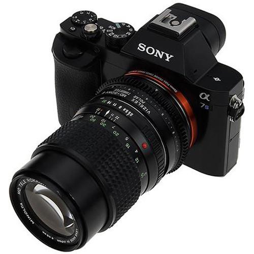 FotodioX Minolta MD Lens to Sony E-Mount Camera Vizelex Polar Throttle Adapter