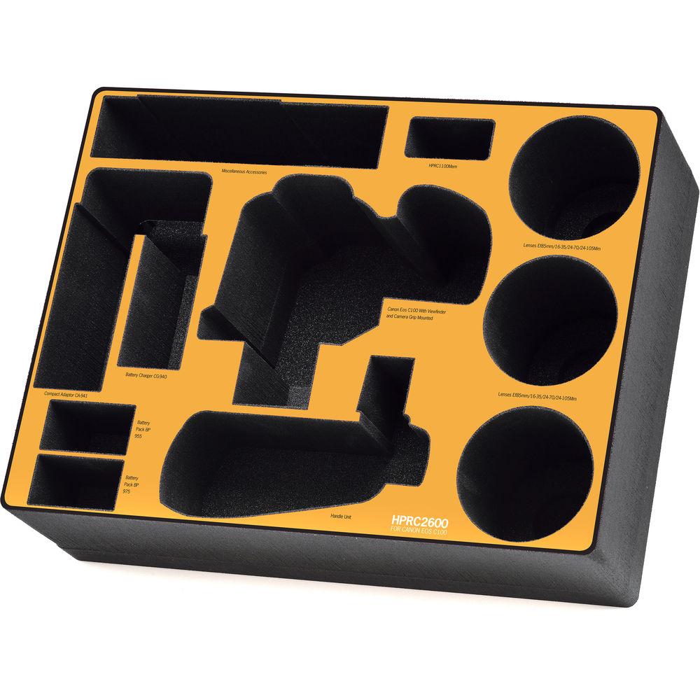 HPRC C100-2600-01 Case for Canon EOS C100 Camera