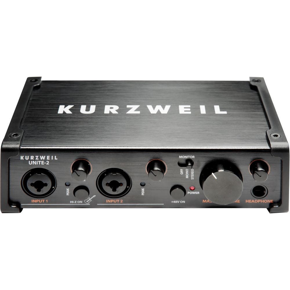 Kurzweil UNiTE-2 Two-Channel USB 2.0 Audio Interface, Kurzweil, UNiTE-2, Two-Channel, USB, 2.0, Audio, Interface