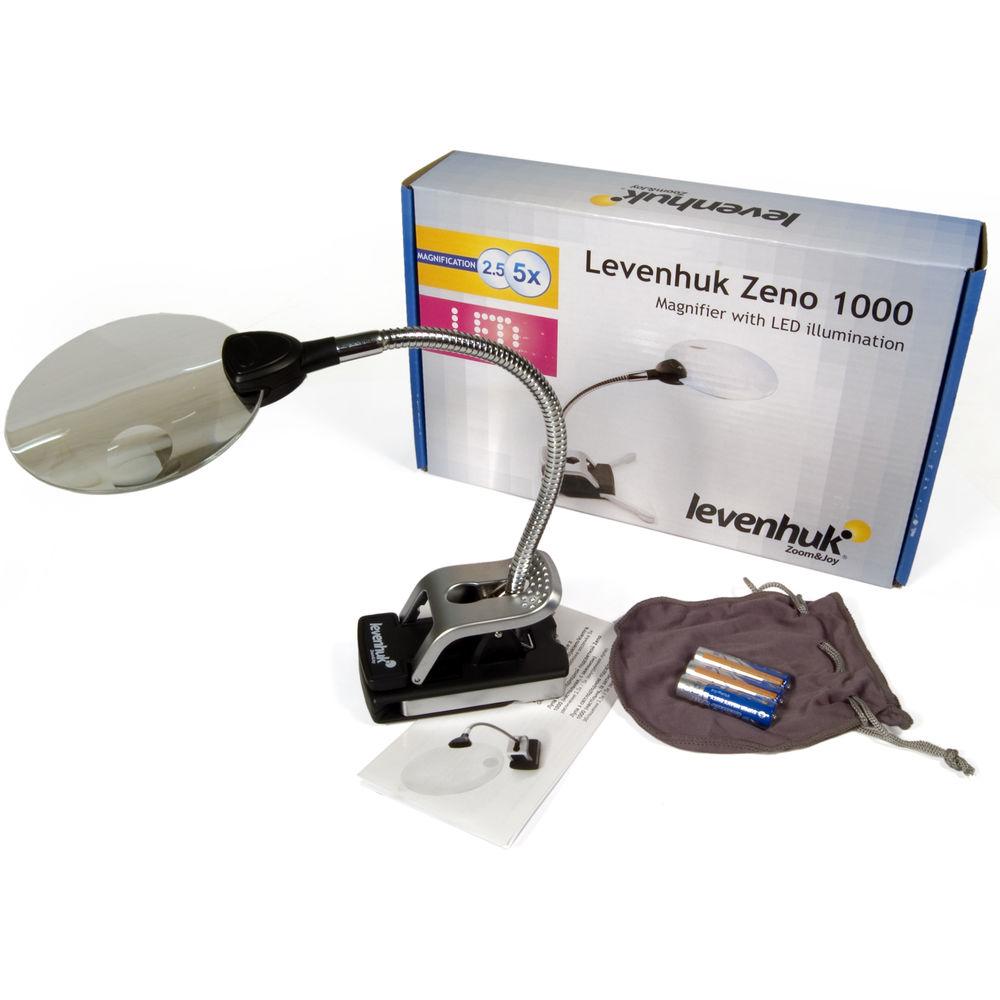 Levenhuk Zeno 1000 2.5x and 5x Desktop Magnifier