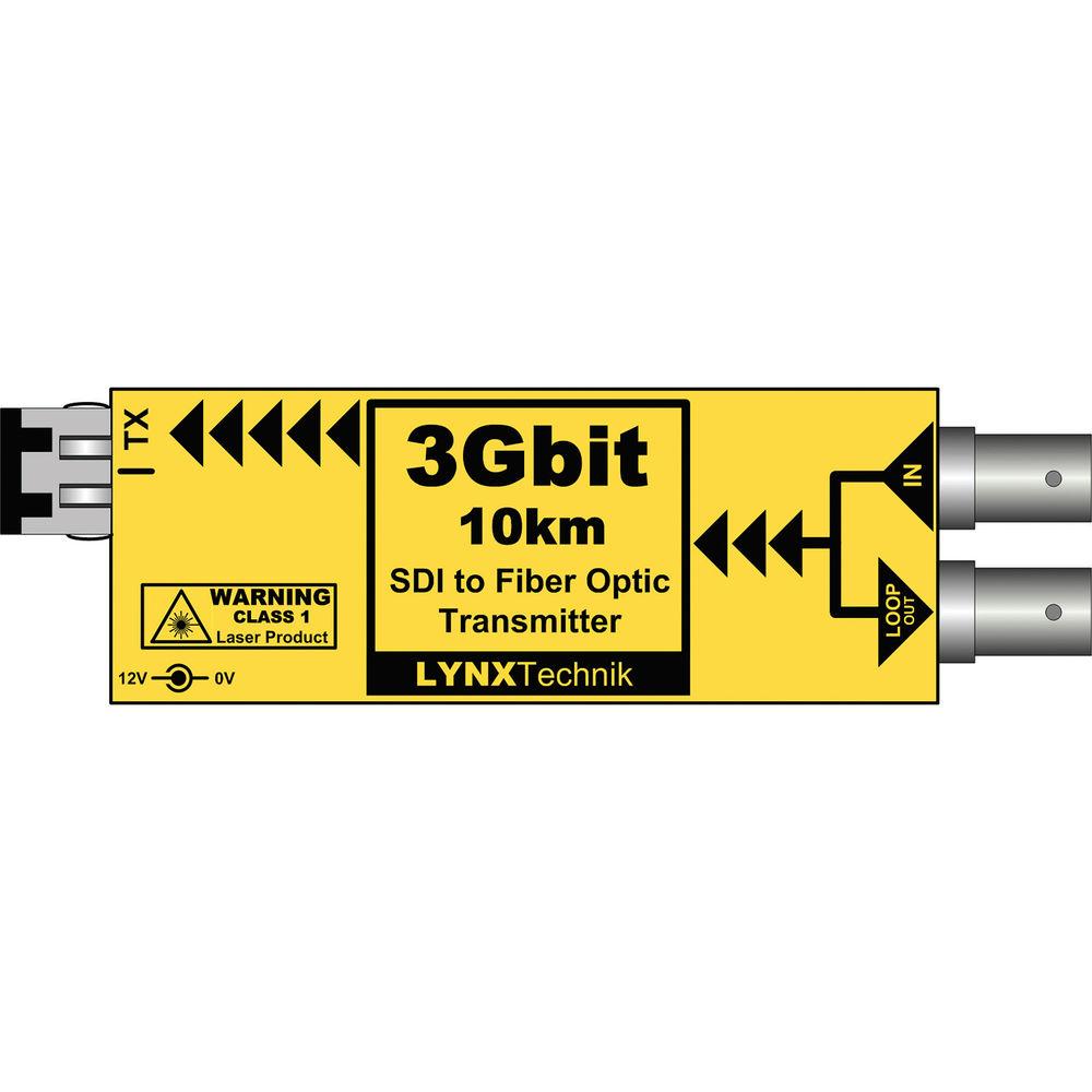Lynx Technik AG yellobrik OTX 1812 3Gb SDI to Fiber Optic Transmitter