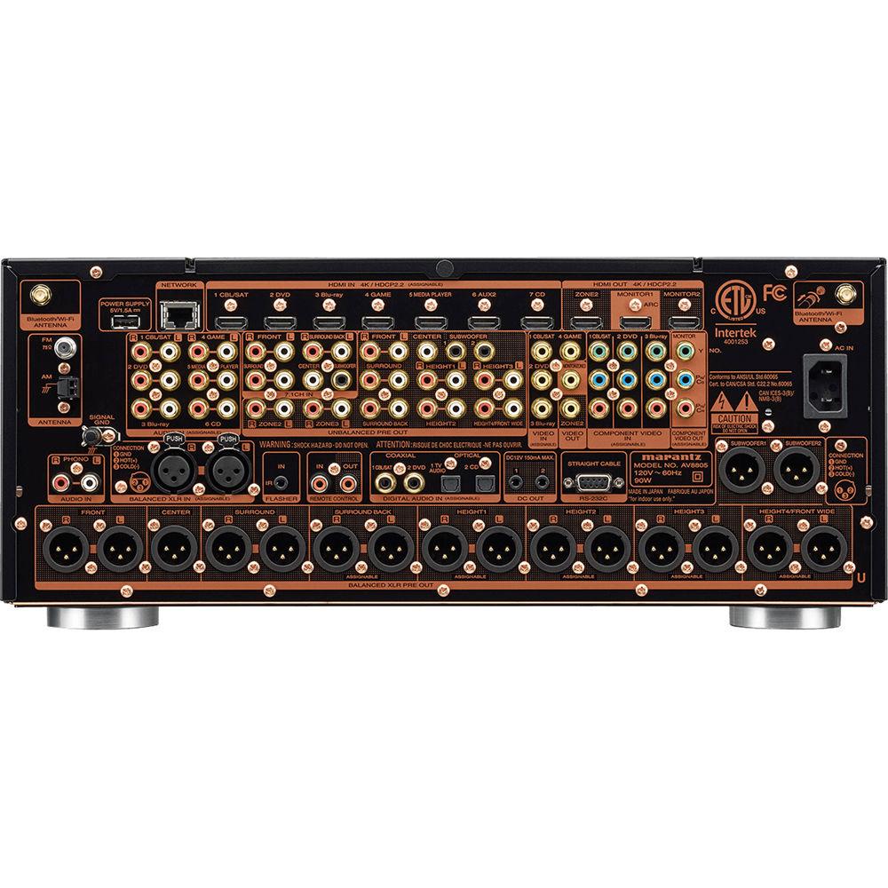 Marantz 13.2 Channel 4K Ultra HD Network AV Surround Preamplifier with HEOS