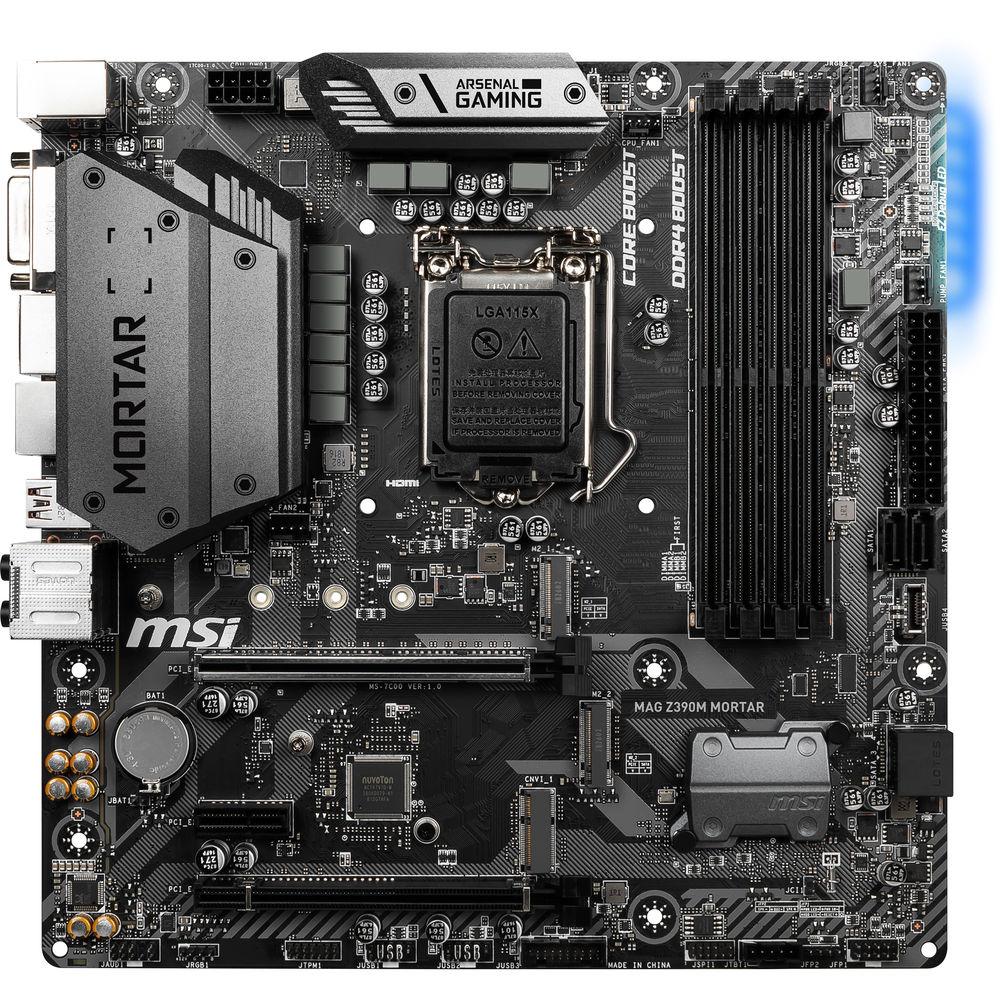 MSI MAG Z390M MORTAR LGA 1151 Micro-ATX Motherboard